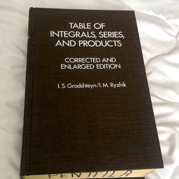 Table of Integrals, Series and Products, Corrected and Enlarged Edition - Picture 1 of 16
